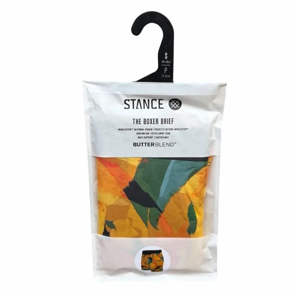 New Stance Boxer Brief Shorts Butter Blend Yellow Keys Wholester S (30
